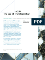 Secondaries v2.0: The Era of Transformation: - Aip Private Markets Team - Investment Insight - February 2020