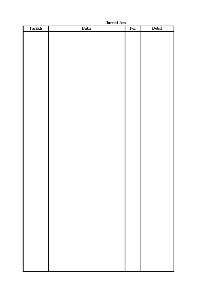 Format Buku Catatan Pertama Buku Tunai Pdf