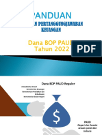 Penatausahaan BOP PAUD 2022