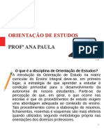 Orientacao de Estudos