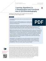 Machine-Learning Algorithms To Automate Morphological and Functional Assessments in 2D Echocardiography