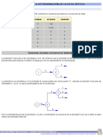 Pasos para La Determinación de La Ruta Crítica CPM