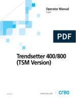Trendsetter 400 - 800 - TSM Version - Operator Guides