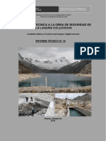 Informe Tecnico n0 16 Inspeccion Tecnica de La Obra de Seguridad de La Laguna Cullicocha
