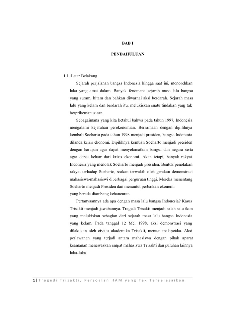 Trisakti makalah