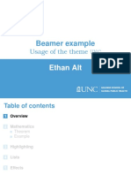 Beamer Example: Ethan Alt