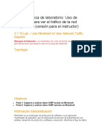 3.7.10 Práctica de Laboratorio-Uso de Wireshark para Ver El Tráfico de La Red