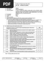 CEE 101 Course Syllabus