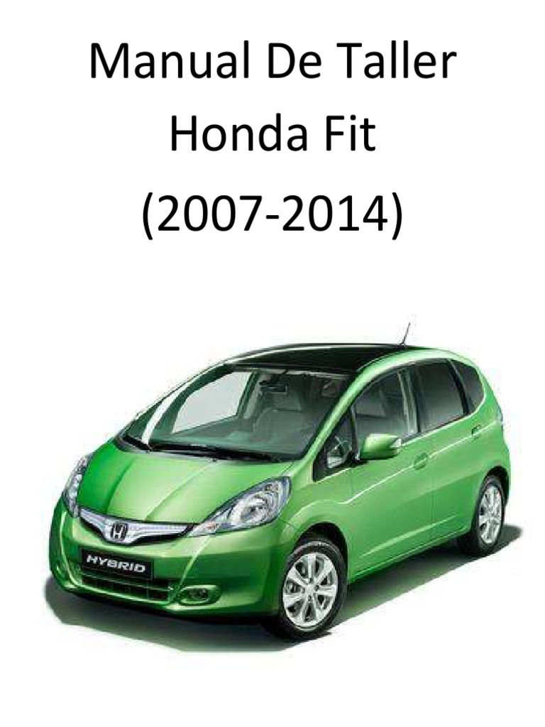 2007 HONDA FIT OWNERS MANUAL PDF visual data 5