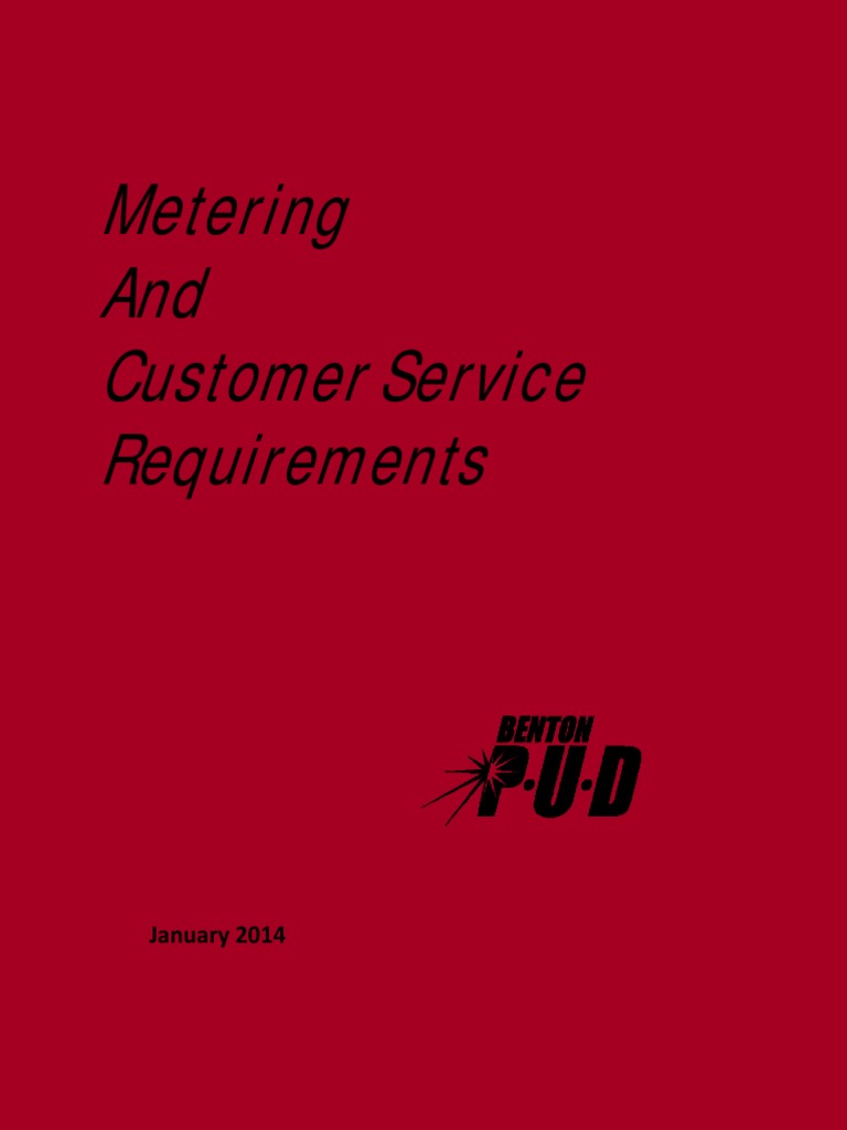 Metering and Customer Service Requirements (Redbook) July 2015 PDF