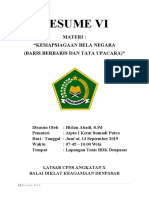 RESUME 6 KESIAPSIAGAAN BELA NEGARA (Aiptu I Ketut Sumadi Putra)