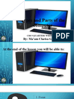 Types and Parts of The Computer