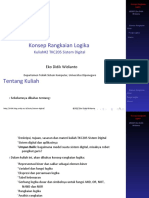 Konsep Rangkaian Logika: Kuliah#2 TKC205 Sistem Digital