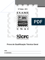 Exame de Qualificação Técnica para Registro no CNAI do CFC