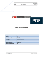 Seguridad de La Información - 9. SGSI-000 Plantilla Modelo