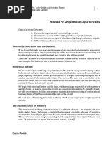 Week 11 - Module 9 Sequential Logic Circuits