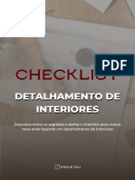 Detalhamento interiores checklist