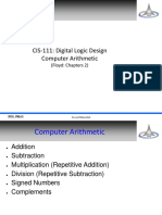CIS-111: Digital Logic Design Computer Arithmetic: (Floyd: Chapters 2)