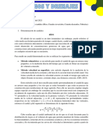 Determinación de Caudales y Medidas Agricolas (Paula Cueva)