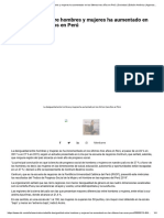 La Desigualdad Entre Hombres y Mujeres Ha Aumentado en Los Últimos Tres Años en Perú - Sociedad - Edición América - Agencia EFE