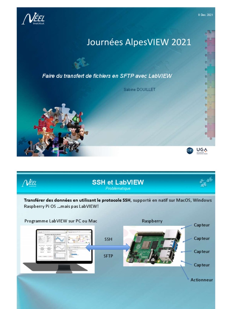 Transfert SFTP avec LabVIEW et Python | PDF | Enveloppe de protection ...