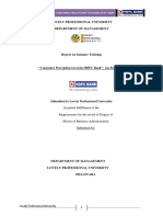 111091725 Consumer Perception Towards HDFC Bank