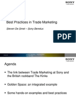 Trade Marketing Practices - Sony
