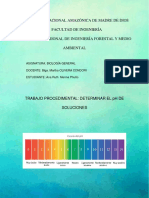 DETERMINAR EL PH DE SOLUCIONES