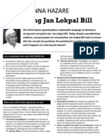 For a Strong Jan Lokpal Bill