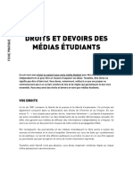 Fiche Droits Et Devoirs Des Médias Étudiants - Animafac