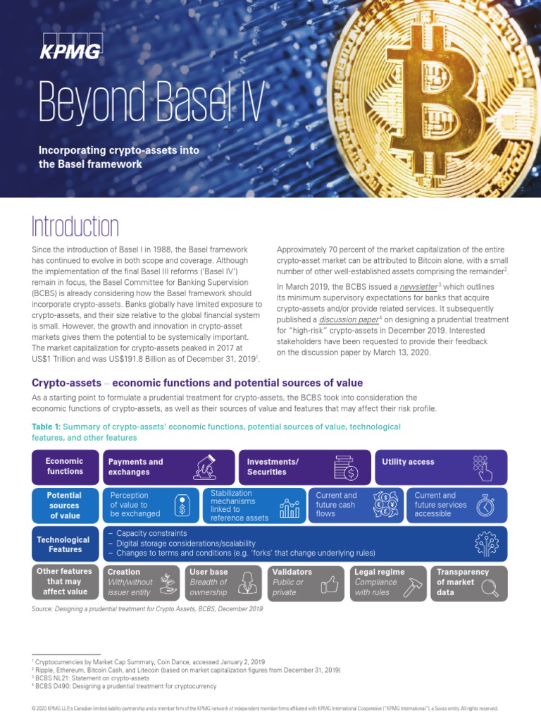 Basel IV Crypto en | PDF | Cryptocurrency | Basel Iii