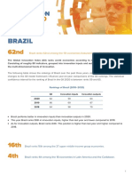 Brazil: Brazil Ranks 62nd Among The 131 Economies Featured in The GII 2020