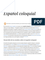 Coloqyial