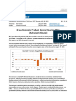 Gross Domestic Product, Second Quarter 2022 (Advance Estimate)