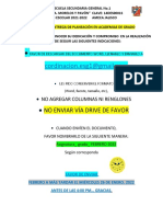 1 Ciencias 1, Planeación de Febrero 2022