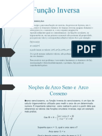 Funções Circulares Inversas e Aplicações