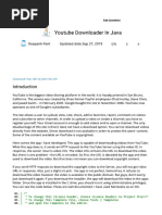 Youtube Downloader in Java