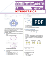 Electrostática para Quinto Grado de Secundaria