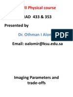 MRI Physical Course: RAD 433 & 353 Presented by