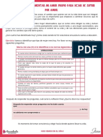 Reto Dia 5 Com Aumentar Mi Amor Propio para Dejar de Sufrir Por Amor