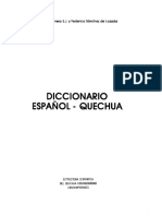 Diccionario Espanol-Quechua Cochabambino