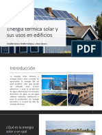 Energía Térmica Solar y Sus Usos en Edificios