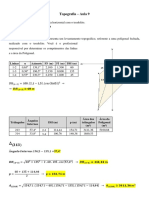 Topografia - Aula 9