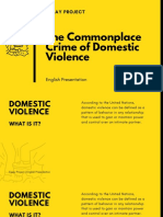 The Commonplace Crime of Domestic Violence