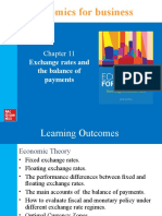 Economics For Business: Exchange Rates and The Balance of Payments