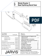 Jarvis: Model Buster V Beef Splitting Band Saw