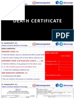 Death Certificate Forensic Medicine