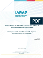 Informe IARAF Sobre Jubilaciones