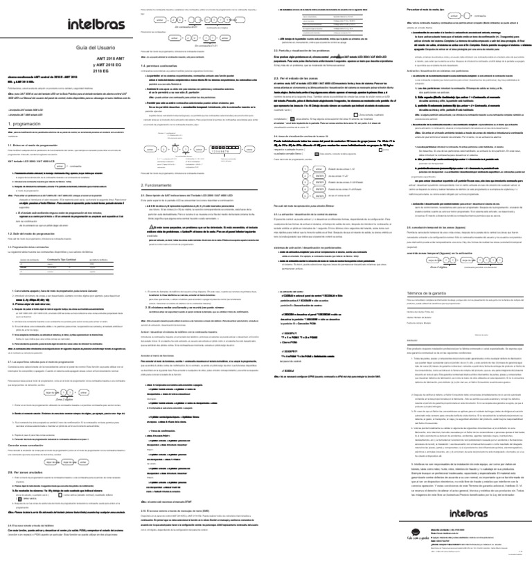 Guia Do Usuario Amt 2018 e Amt 2018 Eg Amt 2118 Eg Pt.es PDF Contraseña Teclado