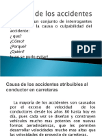 Causas de Los Accidentes